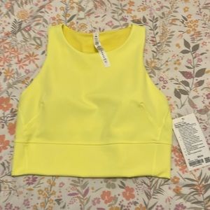 lululemon Wunder Train Wide-Back Tank 12 Yellow